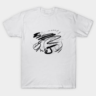 Black Scribbles T-Shirt